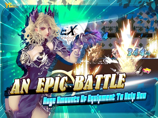 Gods Wars Ex:Vampire Hunter iPad screenshot 5 - Entertainment app