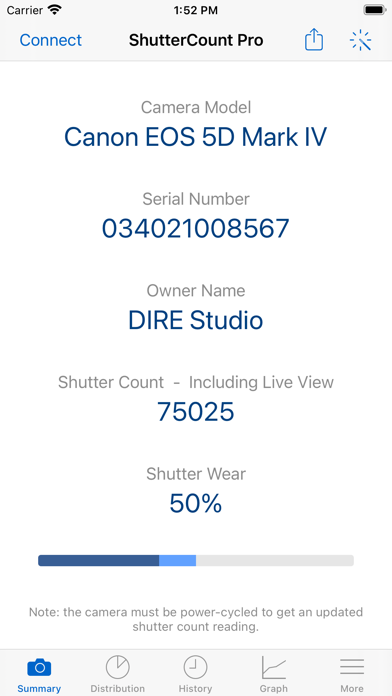 ShutterCount Pro Mobile screenshot1