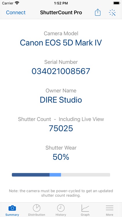 ShutterCount Pro Mobile