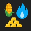 Commodities prices realtime icon