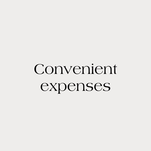 Convenient expenses