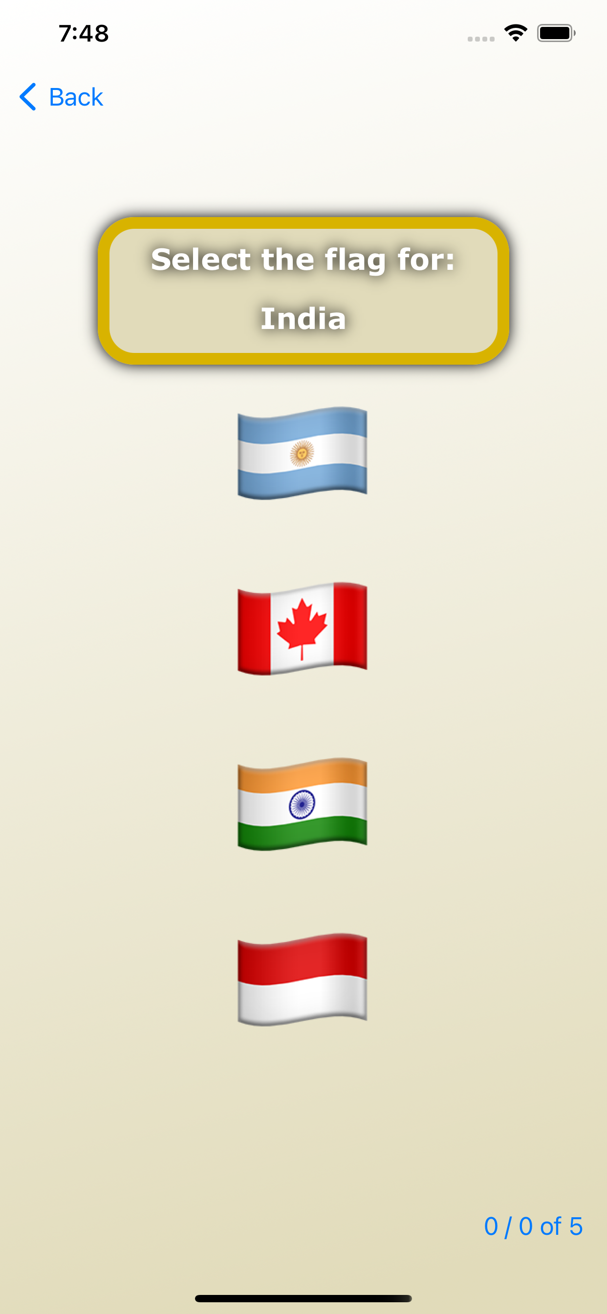 Flag Emoji Quiz
