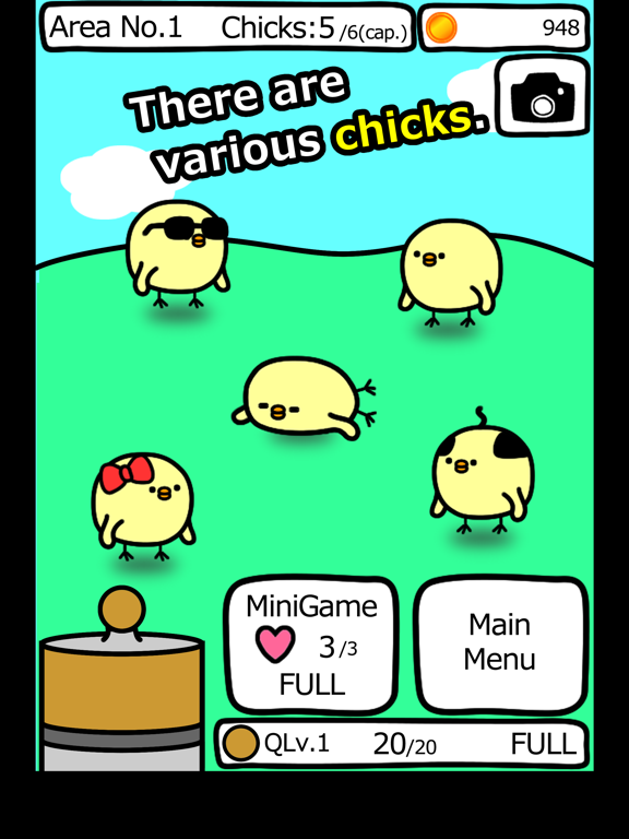 Feed Chicks! - weird cute game iPad screenshot 5 - Games app