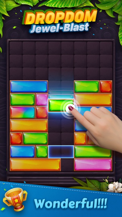 Dropdom Puzzle Block Jewel screenshot 2