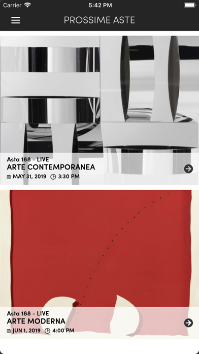 Farsetti Arte Screenshot