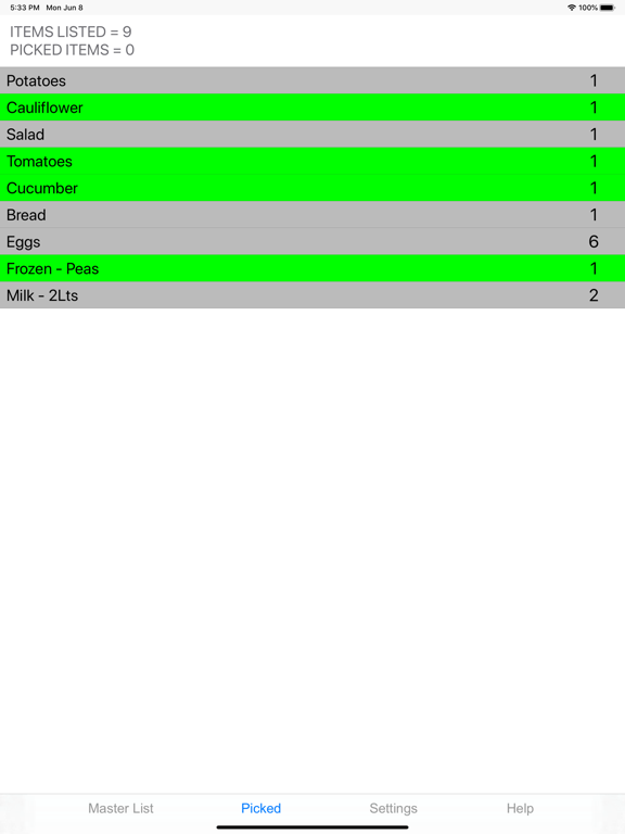 Screenshot #6 pour Picking List