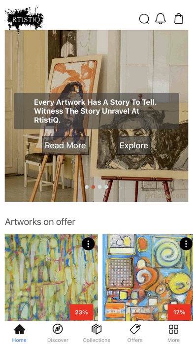 RtistiQ: Buy, Sell & Bid Art Screenshot