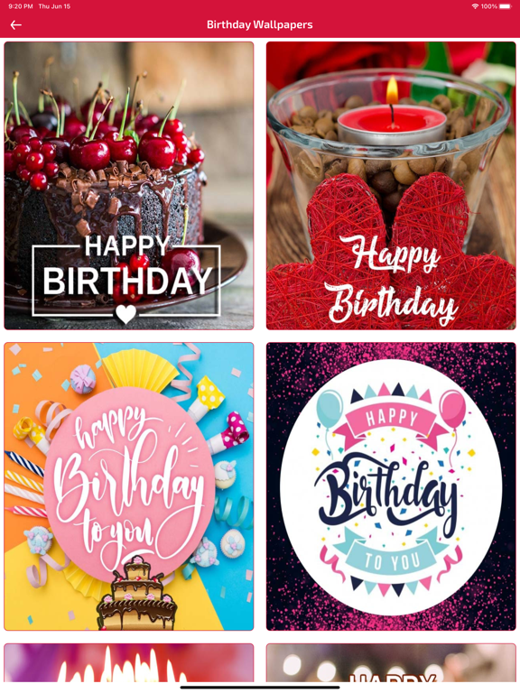 Screenshot #6 pour Birthday Wishes & Cards