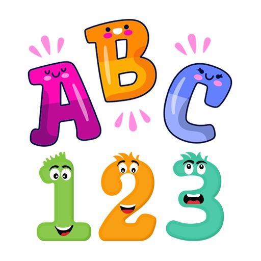 ABC 123 Funny Stickers HD icon