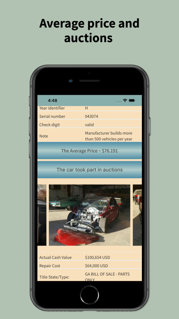 VIN decoder and Barcode Scanner