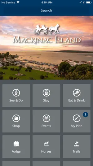 Visit Mackinac Island Michigan screenshot 1