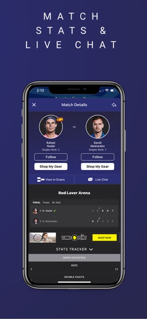 TNNS: Tennis Live Scores on the App Store