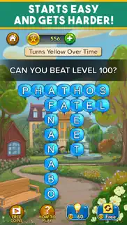 word balloons word search game iphone screenshot 1