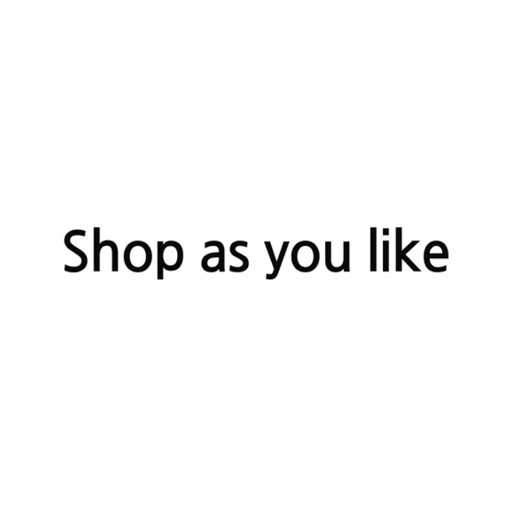 Shop as you like icon