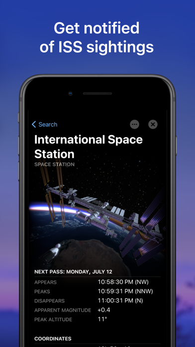 Sky Guide Screenshot on iOS