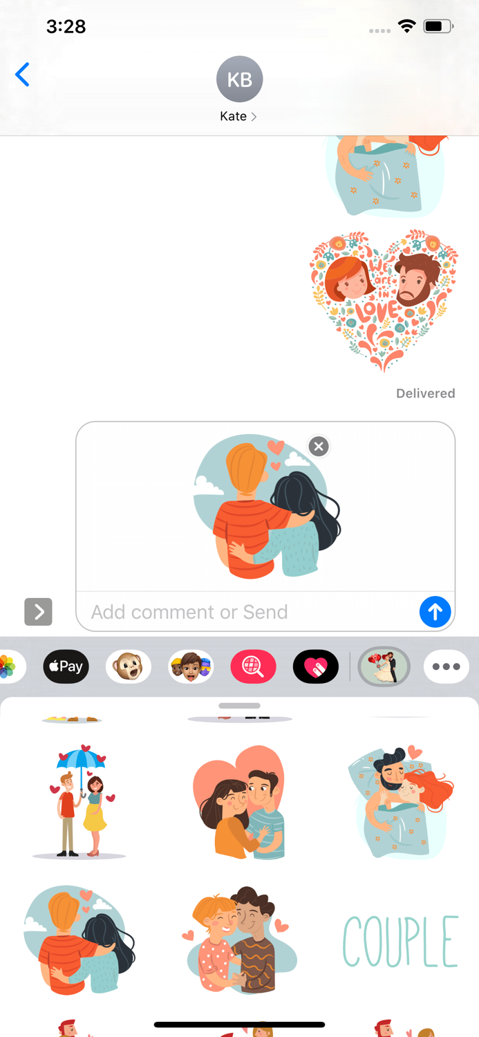 I Love You More Stickers