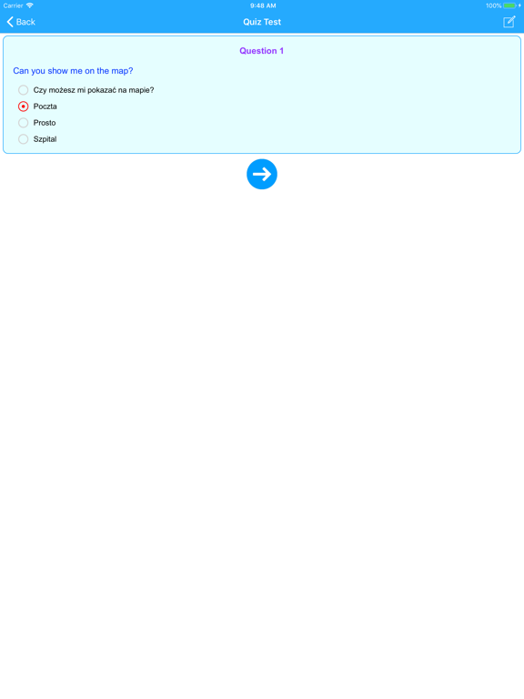 Learn Speak Polish Language iPad screenshot 4 - Education app