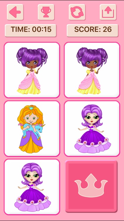 Princess Unicorn Memory Games screenshot-8