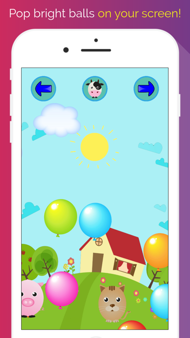 Pop Balloons with Animals Screenshot