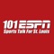 Your favorite radio station is just one tap away with the 101 ESPN mobile app