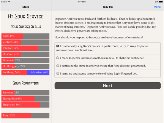 Tally Ho by Kreg Segall iPad app afbeelding 5