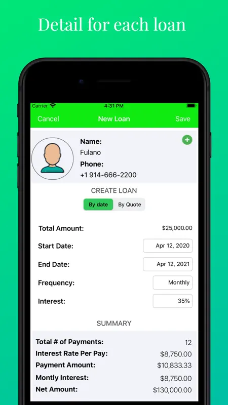 LoanAdmin screenshot 4 of 8