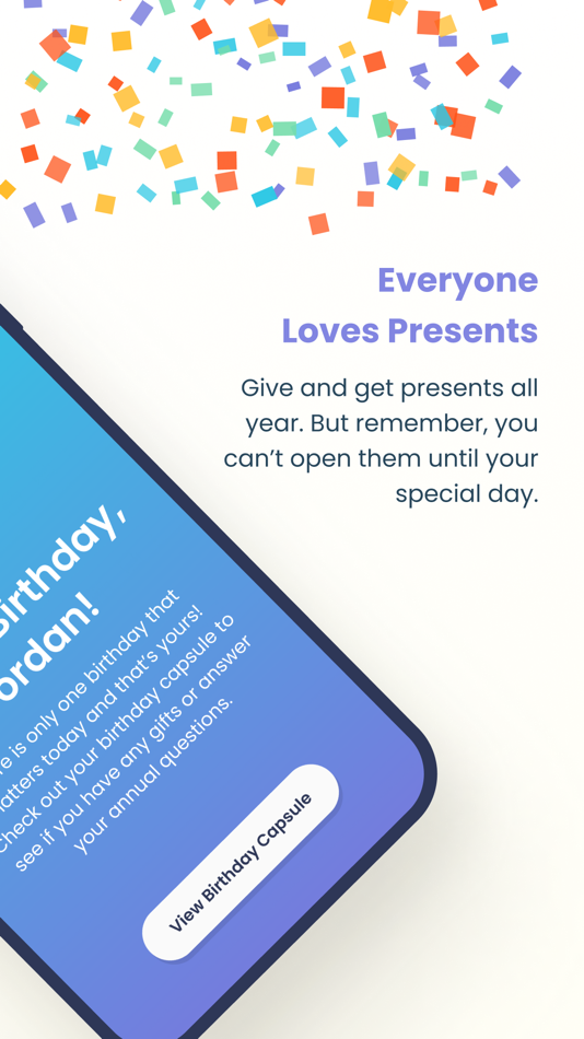 #5. Birthday App (iOS) 由: Try Time Capsule