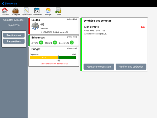 Screenshot #5 pour Comptes et Budget