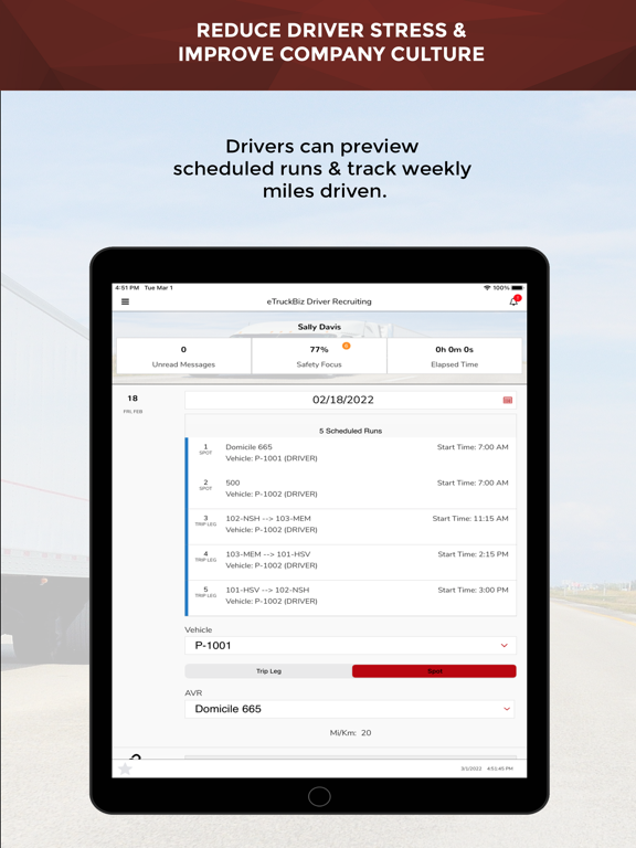 LineDrive iPad screenshot 4 - Business app