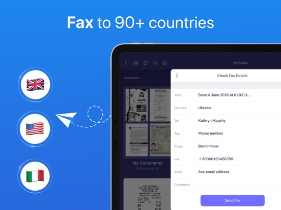 Scanner Mini – Scan PDF & Fax iPad app afbeelding 4