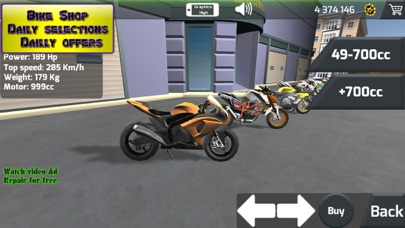 Motorbike Drag racing 3Dのおすすめ画像1