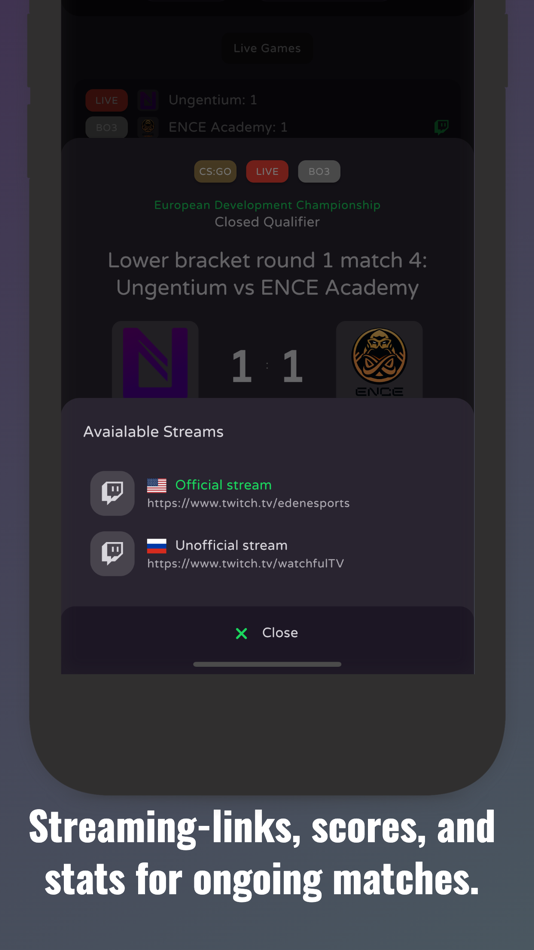 #2. Frag - Stream Esports Live (iOS) 由: TomPod Apps