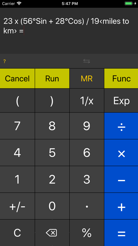 #3. Function Calc (iOS) 由: Hugh Pelham
