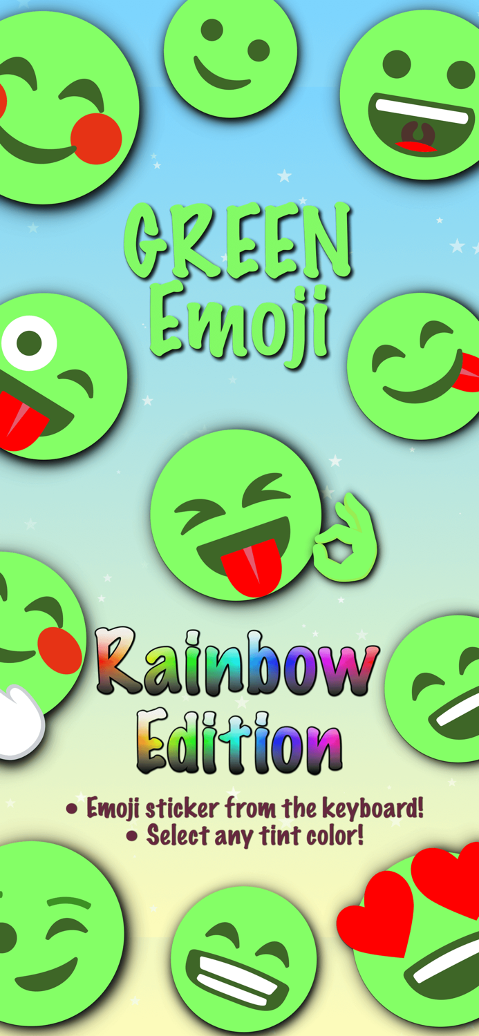 GREEN Emoji • Stickers