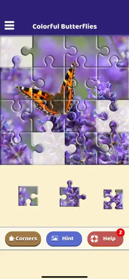 Game screenshot Colorful Butterflies Puzzle apk