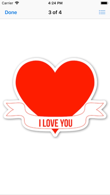 love you stickers