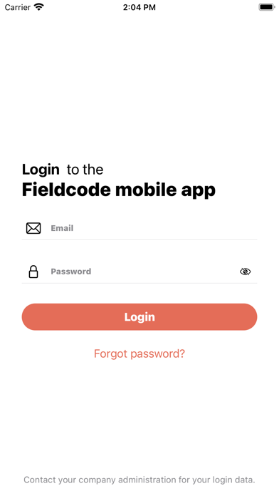 Fieldcode mobile app Screenshot
