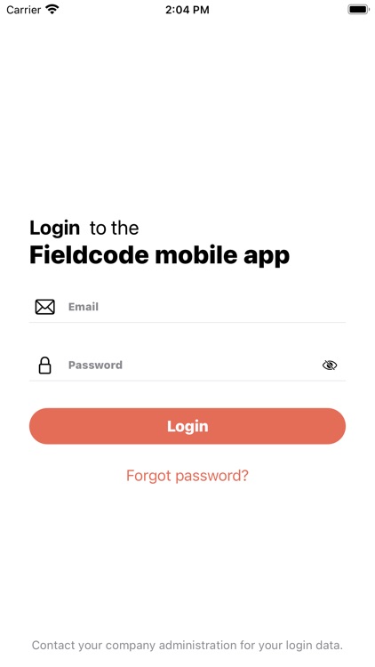 Fieldcode mobile app