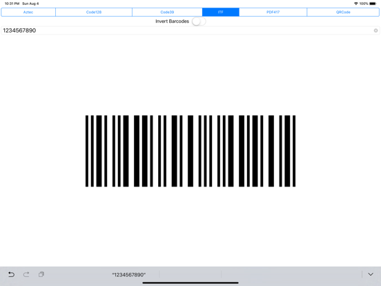 Barcode Factory + iPad screenshot