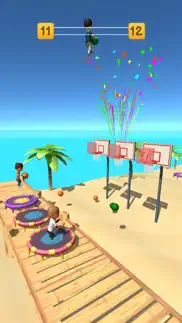jump up 3d: basketball game iphone screenshot 2