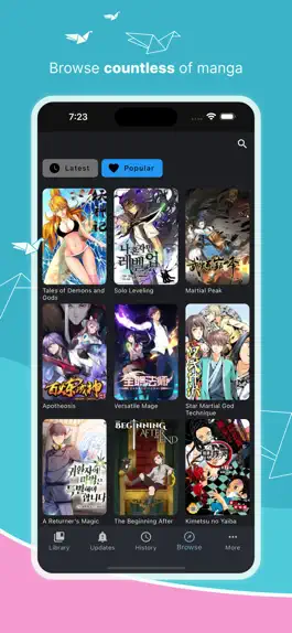 Game screenshot Shimoe Manga Reader apk