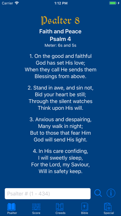 The Psalter 1912 Screenshot