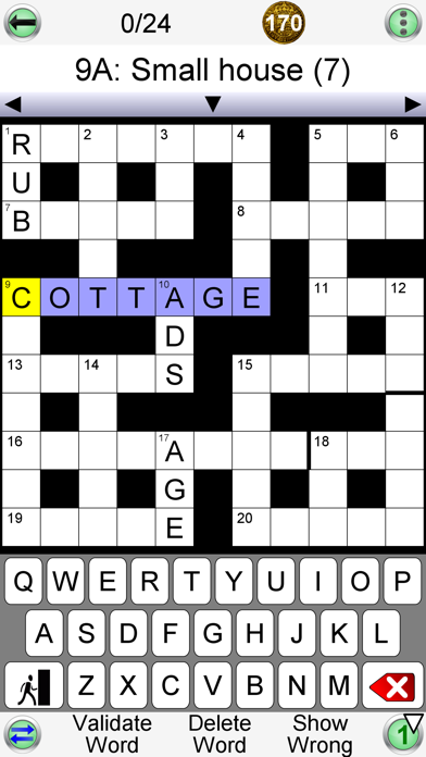 Arrow Crossword & Other Games Screenshot
