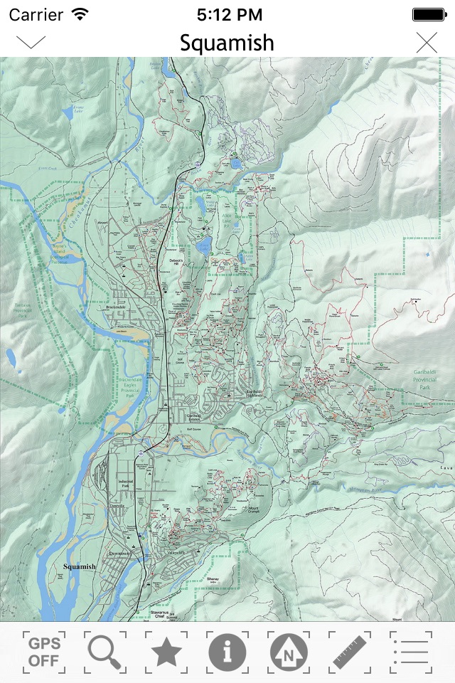 TrailMapps: Squamish screenshot 2