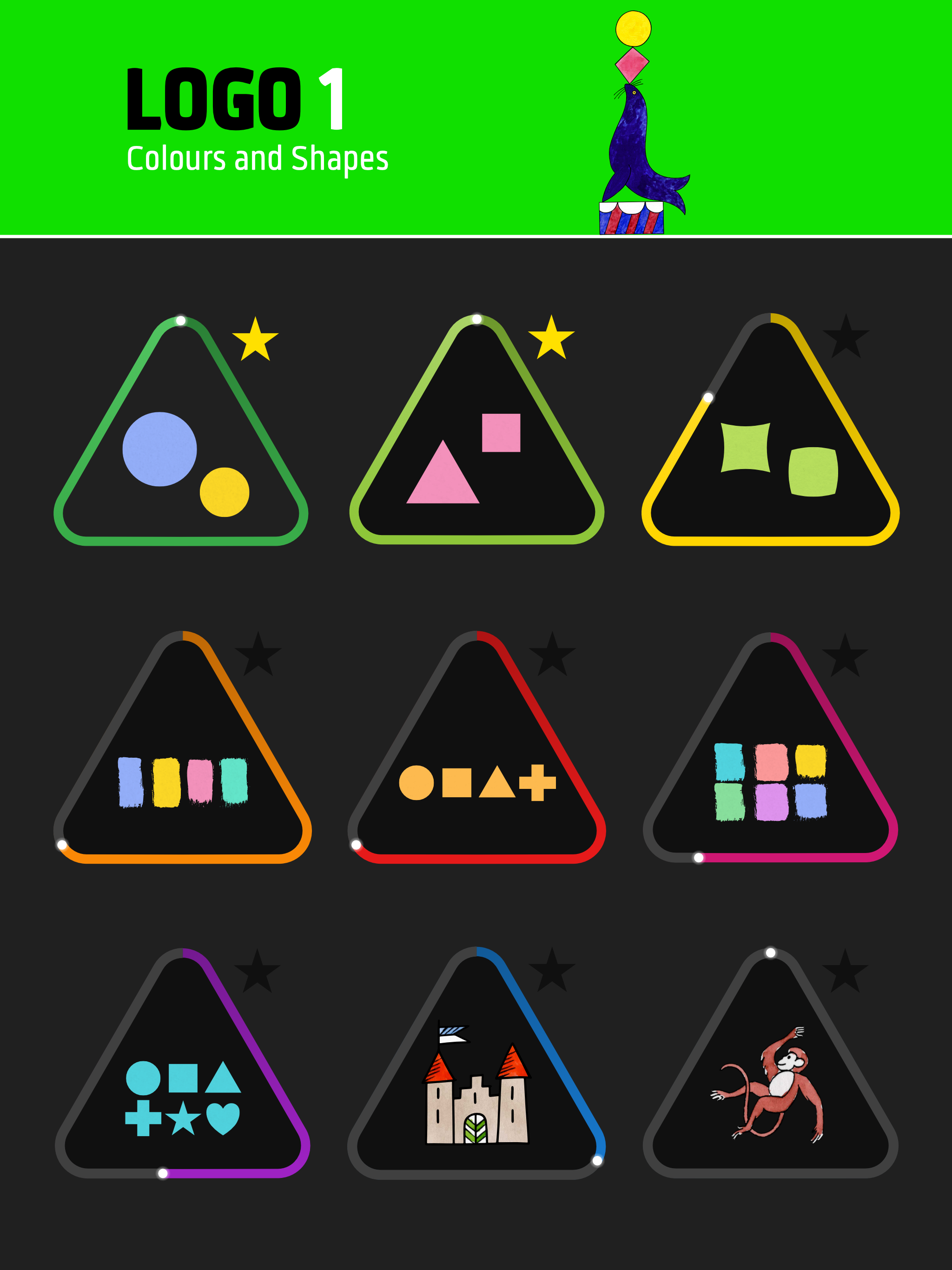 LOGO 1: Colours and Shapes screenshot 11