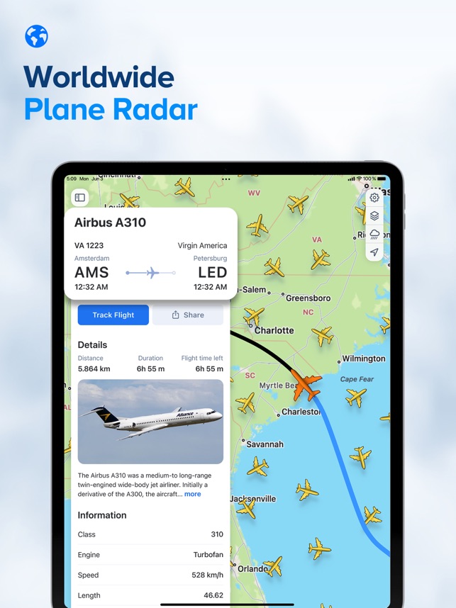 The Flight Tracker: Live Radar on the App Store
