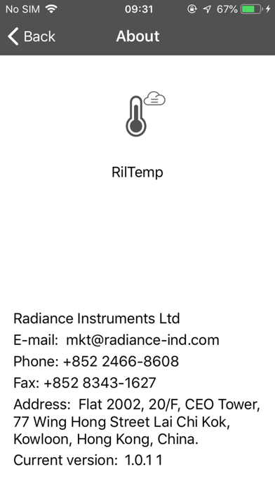 App screenshot
