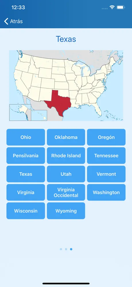 Estados de los Estados Unidos