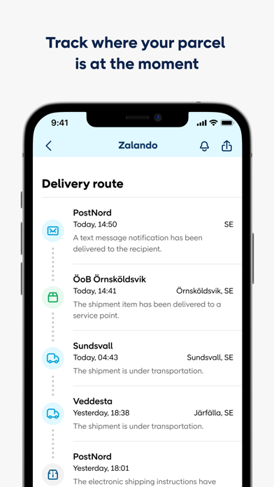 PostNord - Track your parcels screenshot 3