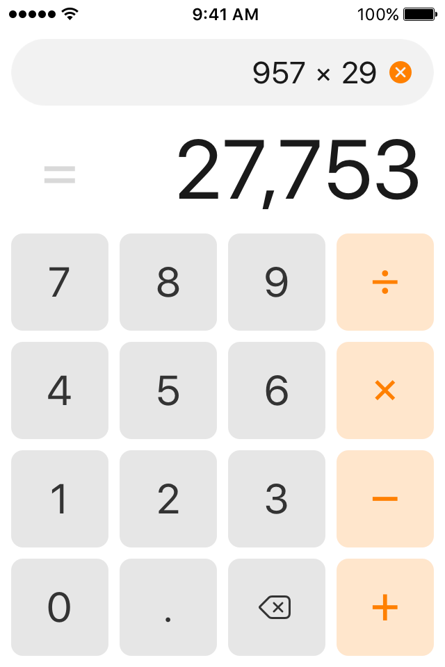 Essential Calculator